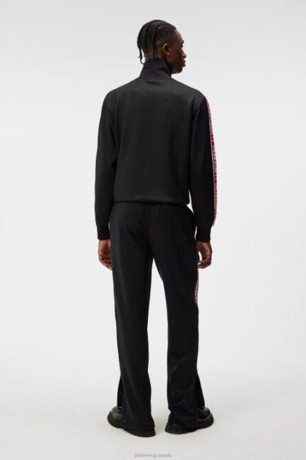 Travis Track Pants Black Men J.Lindeberg Clothing 66XF1018