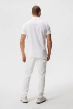 Troy Nyc Golf Polo White Men J.Lindeberg Clothing 66XF188