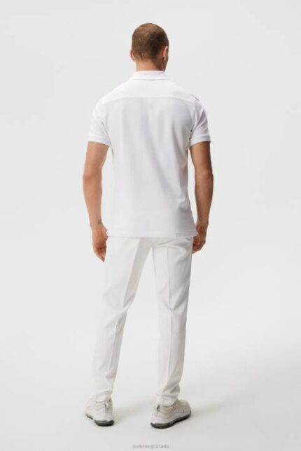 Troy Nyc Golf Polo White Men J.Lindeberg Clothing 66XF188