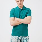 Troy Pique Polo Deep Lake Men J.Lindeberg Clothing 66XF2090