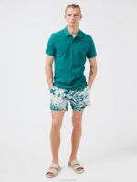 Troy Pique Polo Deep Lake Men J.Lindeberg Clothing 66XF2090 - Image 3
