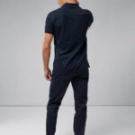 Troy Pique Polo Navy Men J.Lindeberg Clothing 66XF342