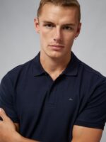 Troy Pique Polo Navy Men J.Lindeberg Clothing 66XF342 - Image 3