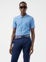 Troy Pique Polo Ultramarine Men J.Lindeberg Clothing 66XF2093
