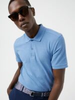 Troy Pique Polo Ultramarine Men J.Lindeberg Clothing 66XF2093 - Image 4