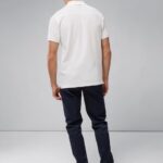Troy Pique Polo White Men J.Lindeberg Clothing 66XF344