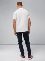 Troy Pique Polo White Men J.Lindeberg Clothing 66XF344