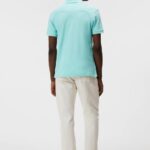 Troy Polo Aqua Splash Men J.Lindeberg Clothing 66XF939