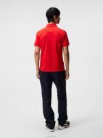 Troy Polo Fiery Red Men J.Lindeberg Clothing 66XF961 - Image 2