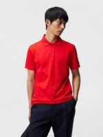 Troy Polo Fiery Red Men J.Lindeberg Clothing 66XF961