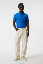 Troy Polo Lapis Blue Men J.Lindeberg Clothing 66XF962 - Image 3