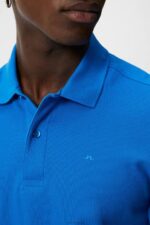 Troy Polo Lapis Blue Men J.Lindeberg Clothing 66XF962 - Image 4