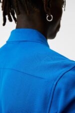 Troy Polo Lapis Blue Men J.Lindeberg Clothing 66XF962 - Image 5