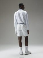 Tyson Long-Sleeve Polo White Men J.Lindeberg Clothing 66XF335 - Image 4