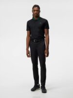 Tyson Polo Black Men J.Lindeberg Clothing 66XF232 - Image 2