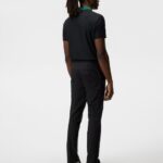 Tyson Polo Black Men J.Lindeberg Clothing 66XF232