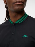 Tyson Polo Black Men J.Lindeberg Clothing 66XF232 - Image 3