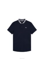 Tyson Polo Navy Men J.Lindeberg Clothing 66XF231 - Image 5