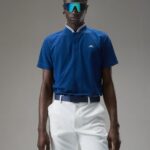 Tyson Polo Navy Peony Men J.Lindeberg Clothing 66XF341