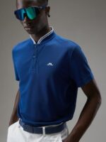 Tyson Polo Navy Peony Men J.Lindeberg Clothing 66XF341 - Image 6