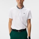 Tyson Polo White Men J.Lindeberg Clothing 66XF101