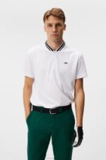 Tyson Polo White Men J.Lindeberg Clothing 66XF101