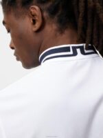 Tyson Polo White Men J.Lindeberg Clothing 66XF230 - Image 4