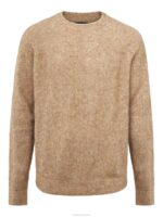 Vance Mohair Blend Sweater Tiger Brown Men J.Lindeberg Clothing 66XF2295 - Image 5