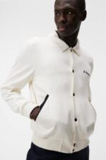 Varez Bomber Cloud White Men J.Lindeberg Clothing 66XF1205 - Image 3