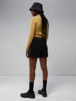 Vega Pile Shorts Black Women J.Lindeberg Clothing 66XF2790 - Image 2