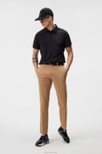Vent Pant Tiger Brown Men J.Lindeberg Clothing 66XF421 - Image 2