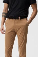 Vent Pant Tiger Brown Men J.Lindeberg Clothing 66XF421 - Image 3