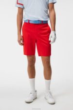Vent Shorts Fiery Red Men J.Lindeberg Clothing 66XF393
