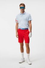Vent Shorts Fiery Red Men J.Lindeberg Clothing 66XF393 - Image 3