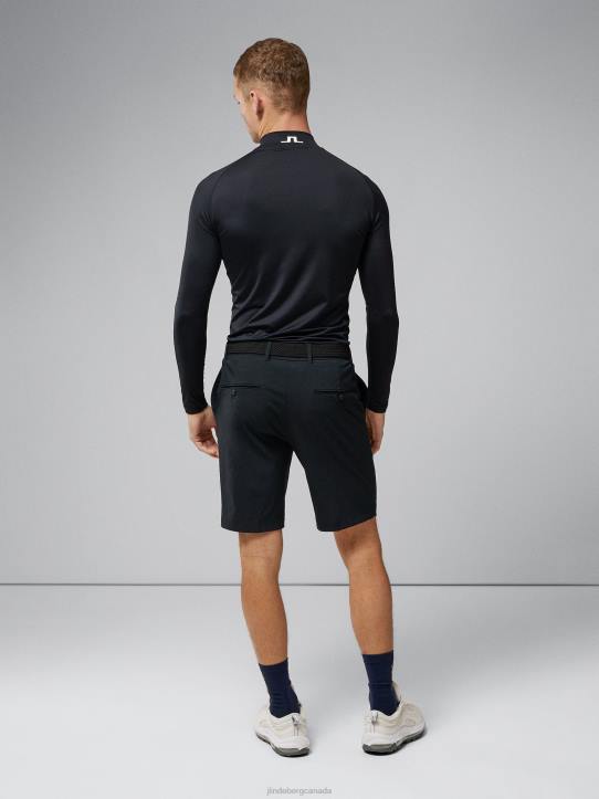 Vent Slim Golf Shorts Black Men J.Lindeberg Clothing 66XF492 - Image 3