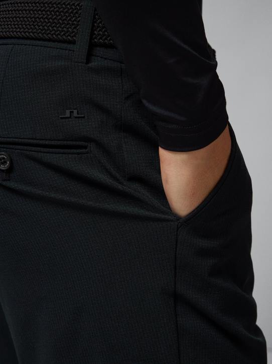 Vent Slim Golf Shorts Black Men J.Lindeberg Clothing 66XF492 - Image 5