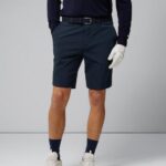 Vent Slim Golf Shorts Navy Men J.Lindeberg Clothing 66XF491
