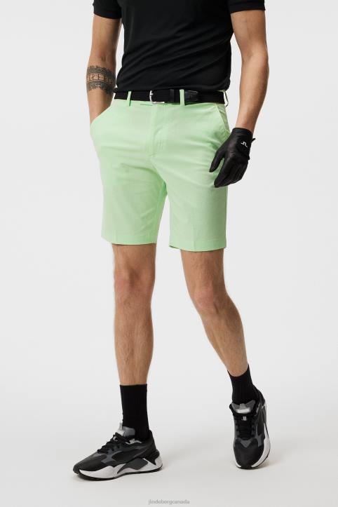 Vent Slim Shorts Patina Green Men J.Lindeberg Clothing 66XF472 - Image 1