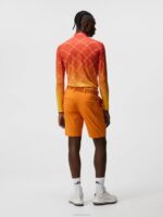 Vent Slim Shorts Russet Orange Men J.Lindeberg Clothing 66XF468 - Image 2