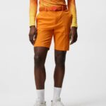 Vent Slim Shorts Russet Orange Men J.Lindeberg Clothing 66XF468