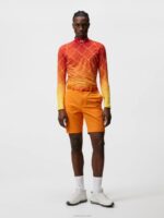 Vent Slim Shorts Russet Orange Men J.Lindeberg Clothing 66XF468 - Image 3