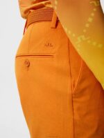 Vent Slim Shorts Russet Orange Men J.Lindeberg Clothing 66XF468 - Image 4