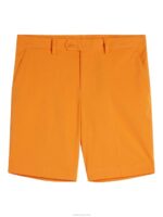 Vent Slim Shorts Russet Orange Men J.Lindeberg Clothing 66XF468 - Image 5