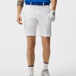 Vent Slim Shorts White Men J.Lindeberg Clothing 66XF475