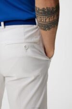 Vent Slim Shorts White Men J.Lindeberg Clothing 66XF475 - Image 4