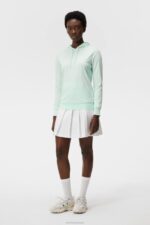 Vice Hood Honeydew Women J.Lindeberg Clothing 66XF1818 - Image 3