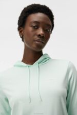 Vice Hood Honeydew Women J.Lindeberg Clothing 66XF1818 - Image 4