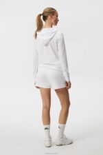 Vice Hood White Women J.Lindeberg Clothing 66XF1817 - Image 2