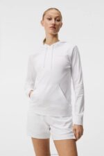 Vice Hood White Women J.Lindeberg Clothing 66XF1817