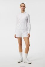 Vice Hood White Women J.Lindeberg Clothing 66XF1817 - Image 3